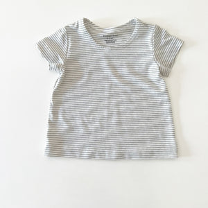 Grey Stripe Bamboo T-Shirt Dress - BohemianBabies