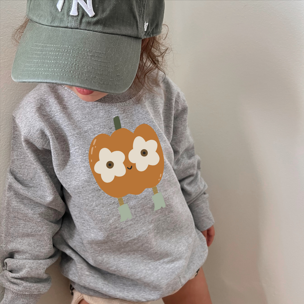Ditzy Pumpkin Toddler Sweatshirt - BohemianBabies