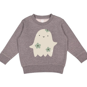 Flower Ghost Toddler Sweatshirt - BohemianBabies