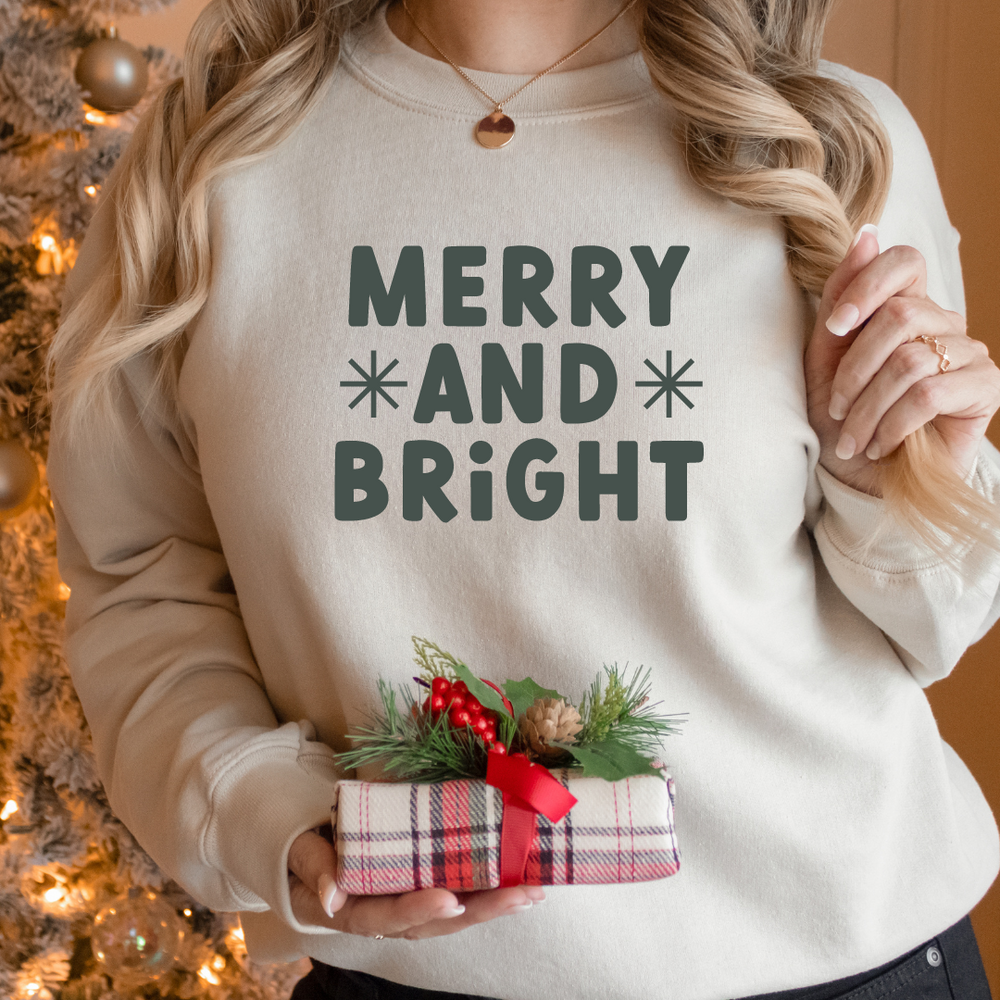 Adult Merry & Bright Sweatshirt