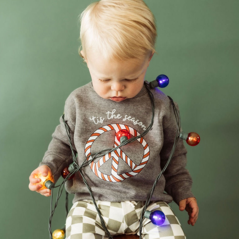 
            
                Load image into Gallery viewer, Tis the Season Toddler Sweatshirt - BohemianBabies
            
        