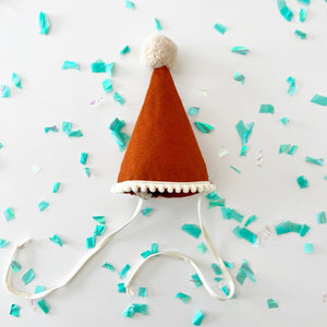 Rust Felt Party Hat - BohemianBabies
