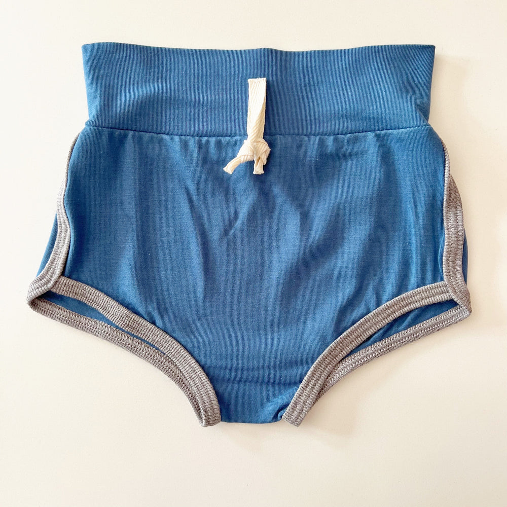 
            
                Load image into Gallery viewer, Stellar Bamboo Track Shorties - BohemianBabies
            
        