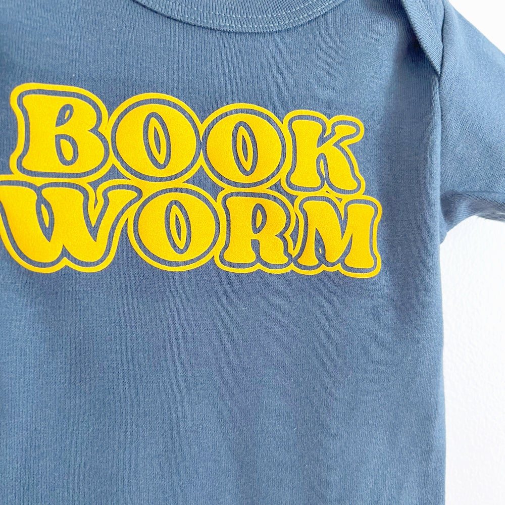 Book Worm Organic Kids Tee - BohemianBabies