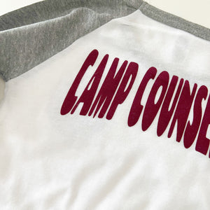 
            
                Load image into Gallery viewer, Camp Couselor Tri-Blend Kids Baseball Tee - BohemianBabies
            
        