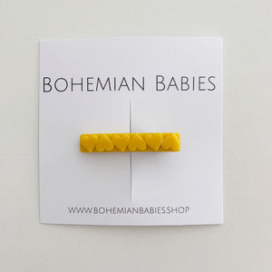 Acrylic Heart Clips - BohemianBabies