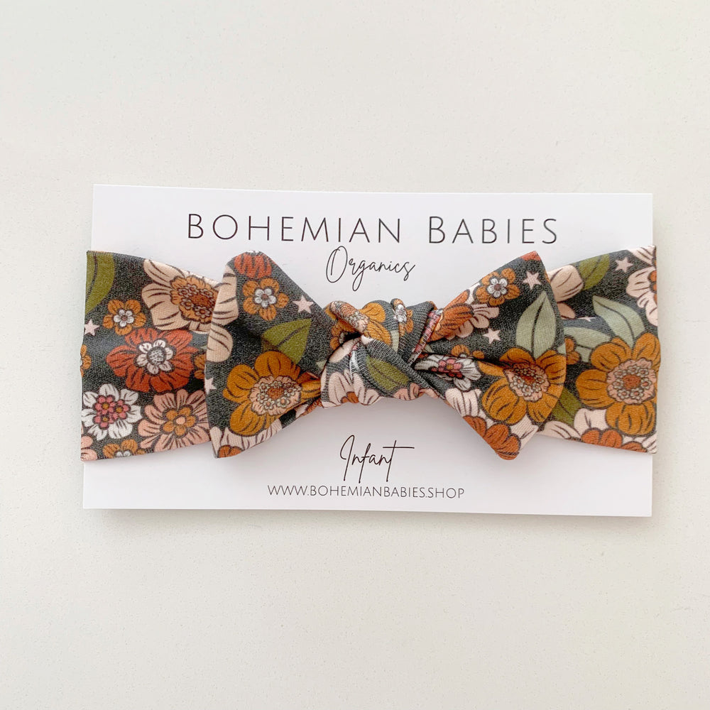 
            
                Load image into Gallery viewer, Autumn Night Bow Headband - BohemianBabies
            
        