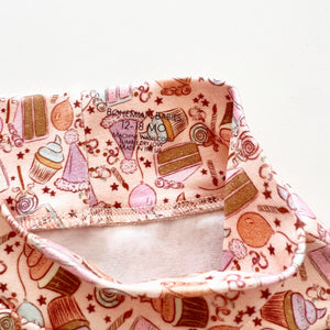 Birthday Surprise Pink Organic Shorties - BohemianBabies