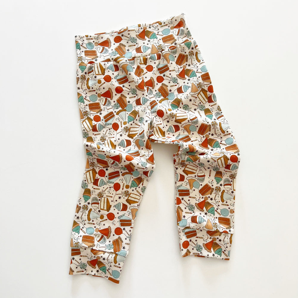 
            
                Load image into Gallery viewer, Birthday Surprise Blue Organic Joggers - BohemianBabies
            
        