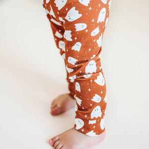 Spooky Ghost Organic Joggers - BohemianBabies